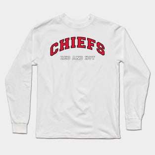 Kansas City Chiefs Red and Hot Long Sleeve T-Shirt